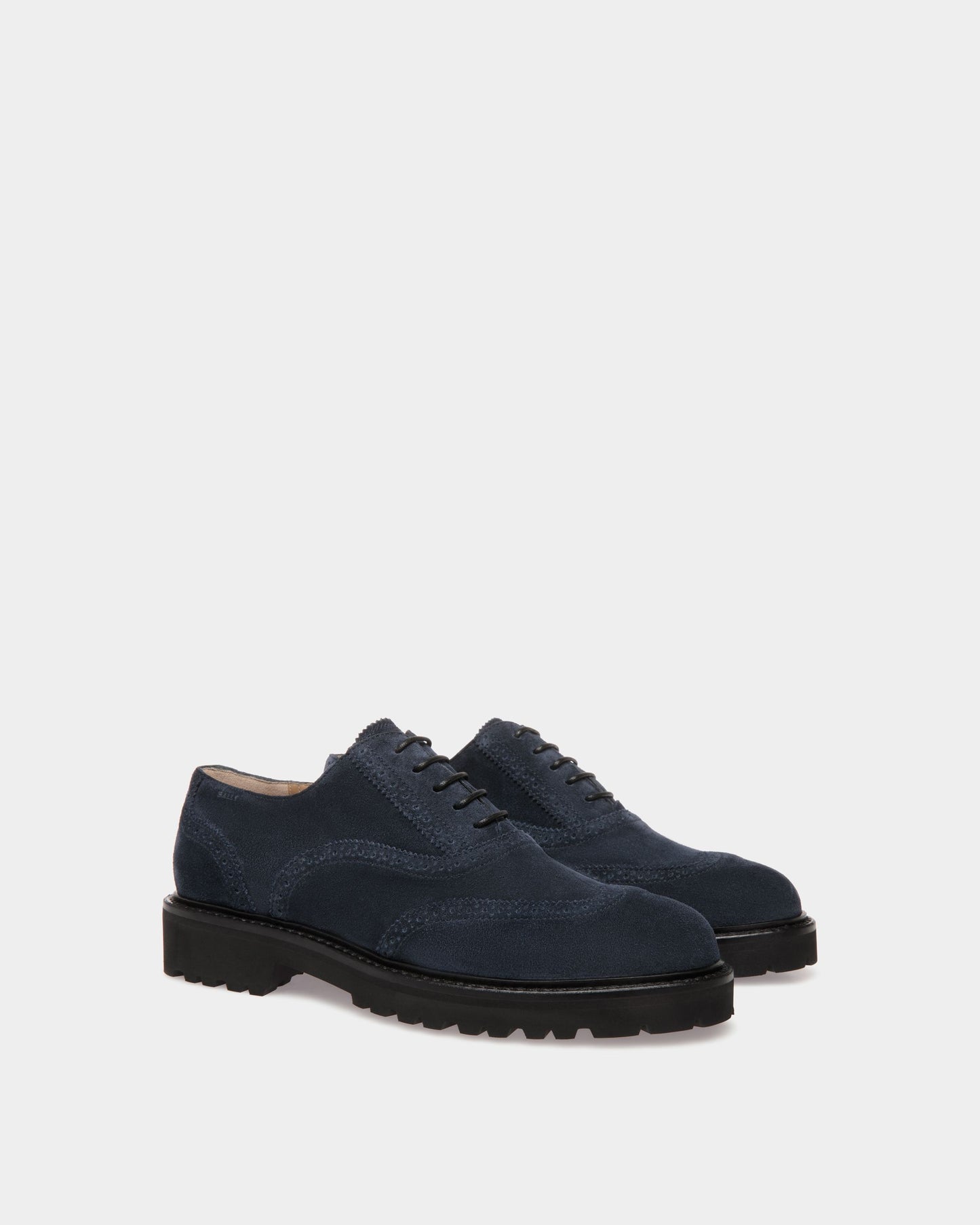 Oxford in Blue Suede