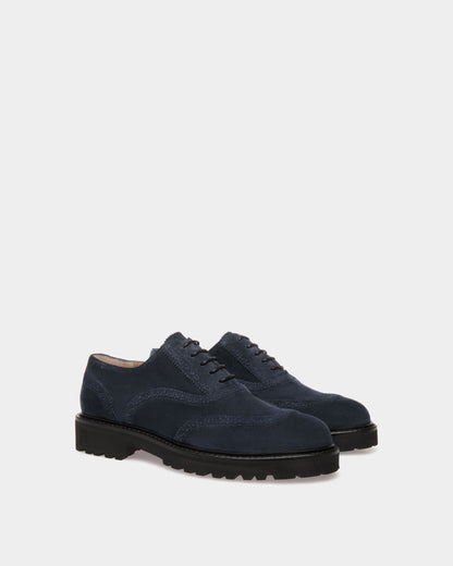 Oxford in Blue Suede