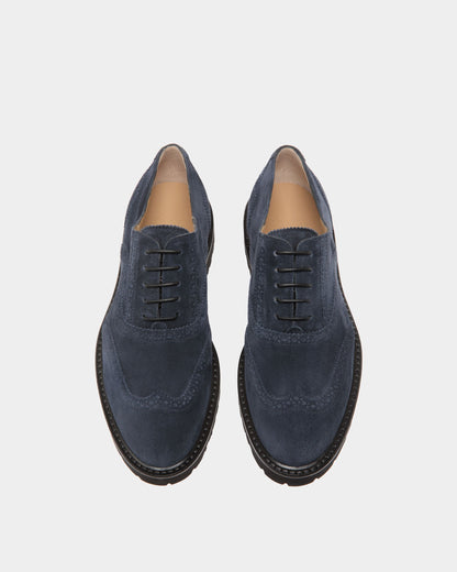 Oxford in Blue Suede