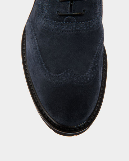 Oxford in Blue Suede