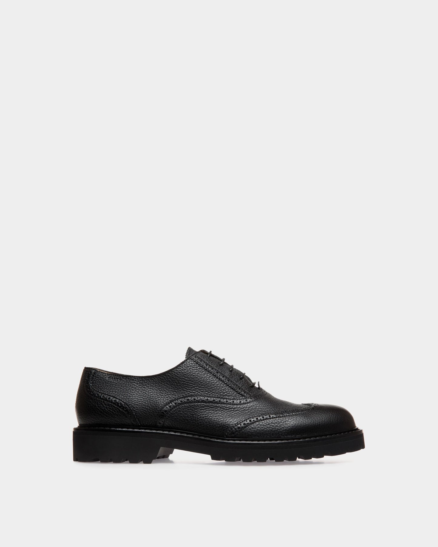 Oxford In Black Grained Leather