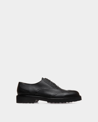 Oxford In Black Grained Leather