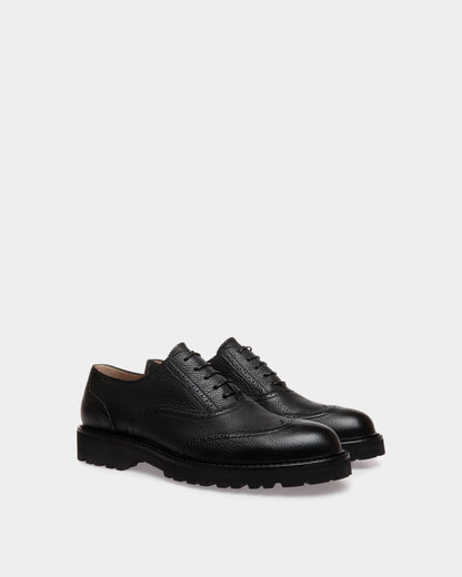 Oxford In Black Grained Leather