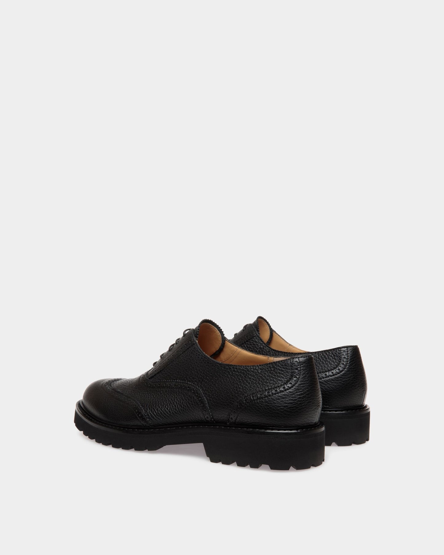 Oxford In Black Grained Leather