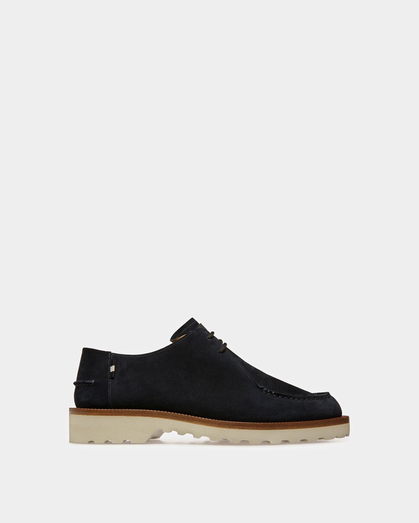 Norest Leather Derby Shoes In Midnight