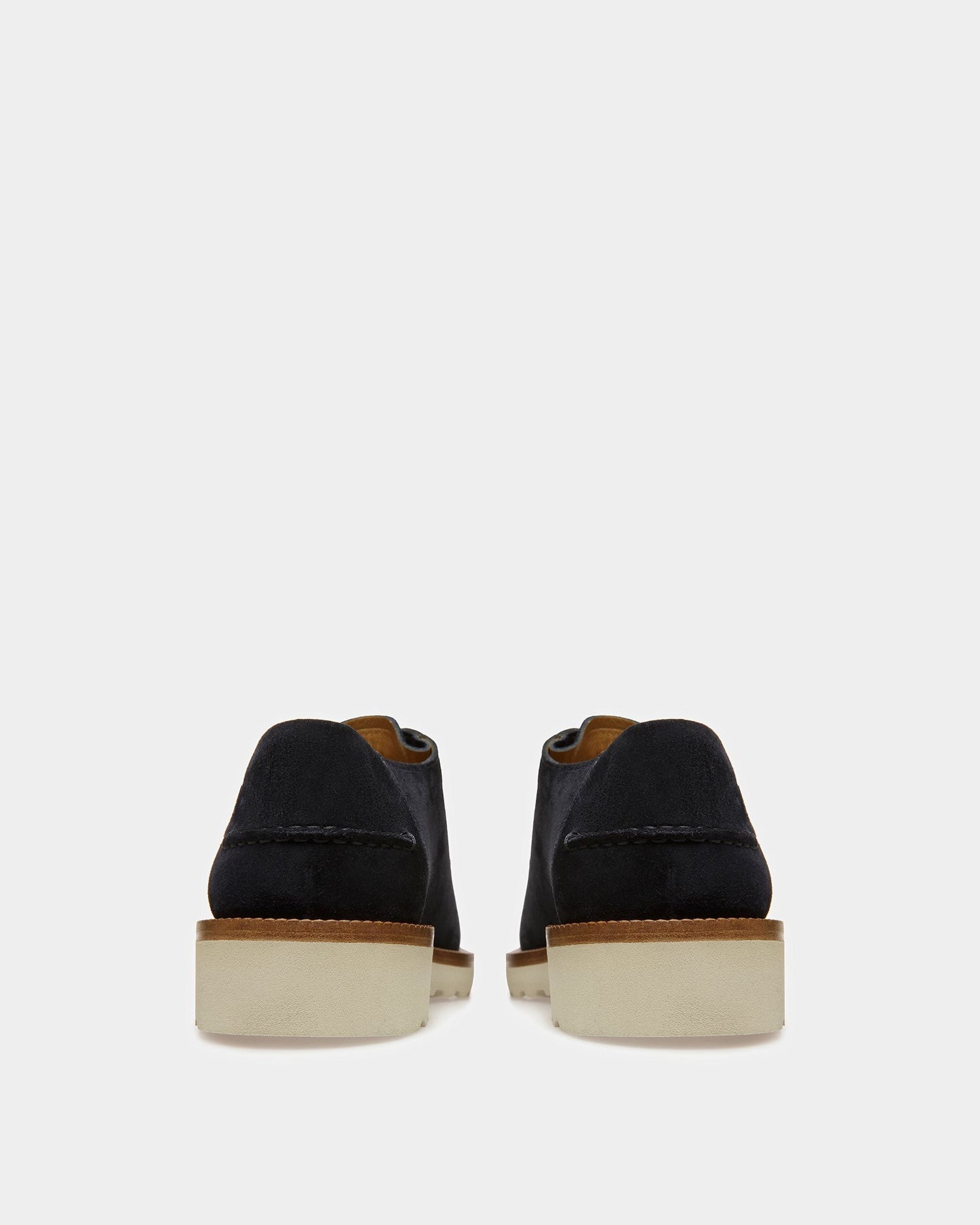 Norest Leather Derby Shoes In Midnight
