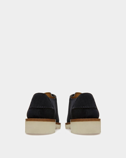 Norest Leather Derby Shoes In Midnight