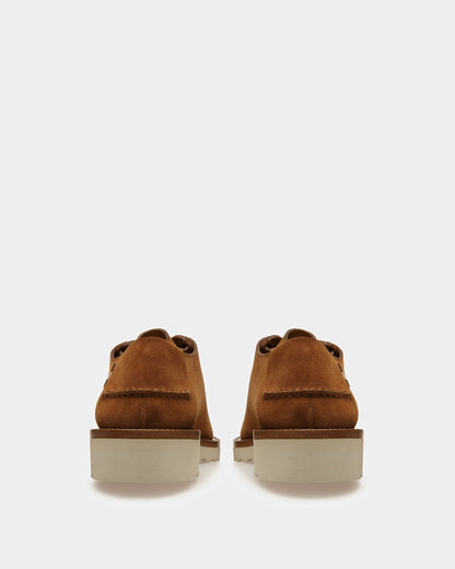 Norest Leather Derby Shoes In Brown