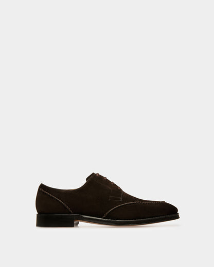 Scaron Leather Derby Shoes In Brown
