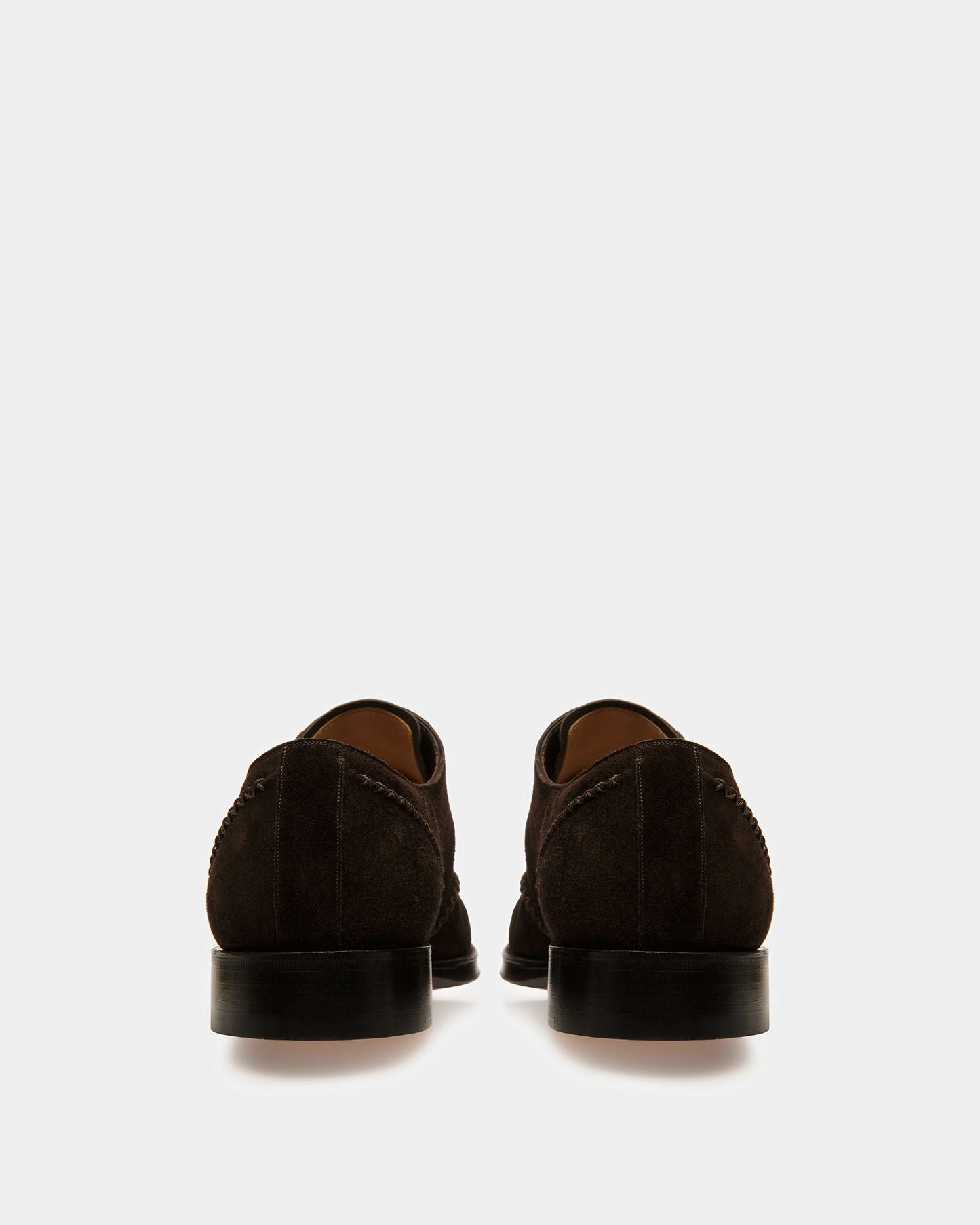 Scaron Leather Derby Shoes In Brown