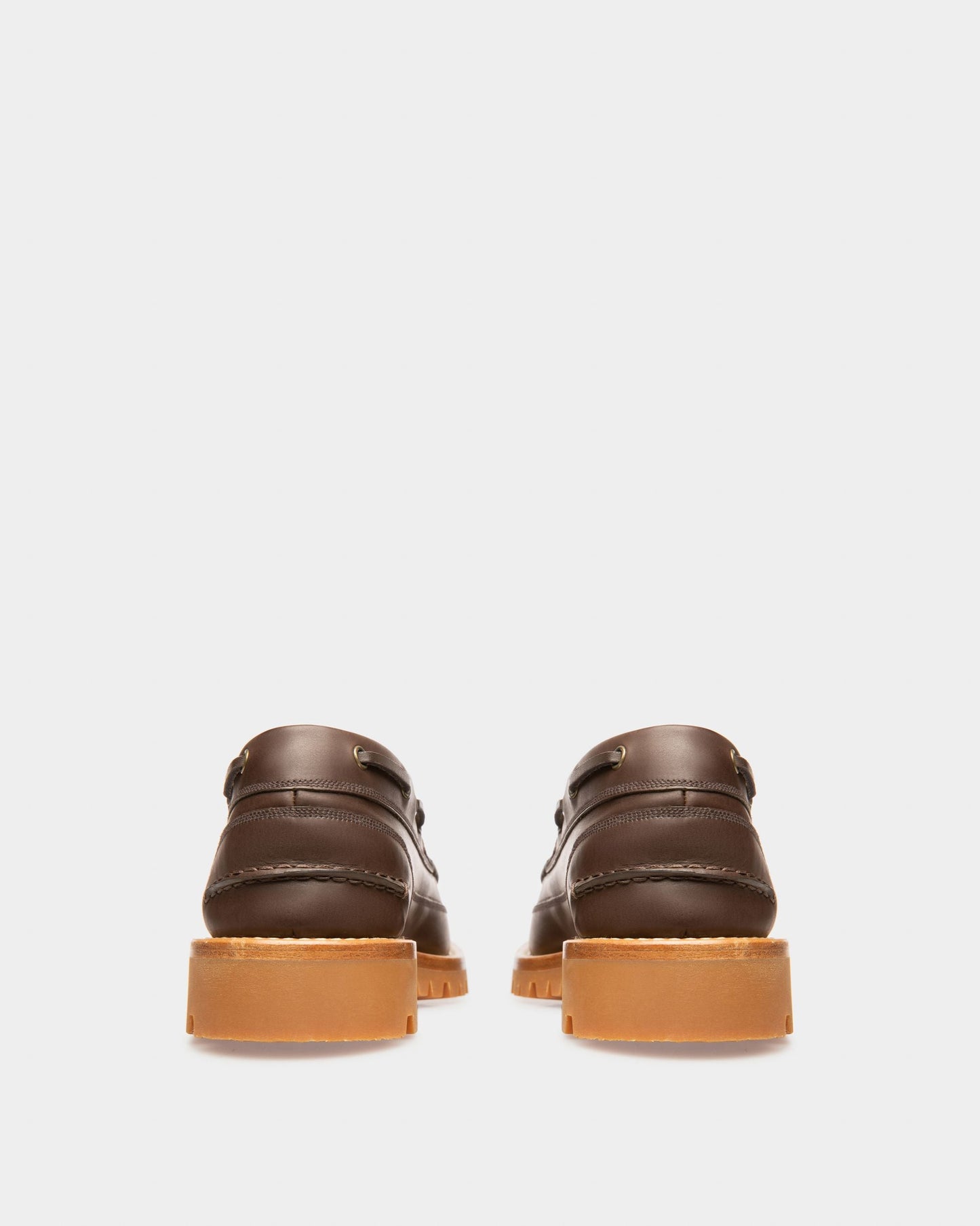 Tristan Leather Moccasins In Brown