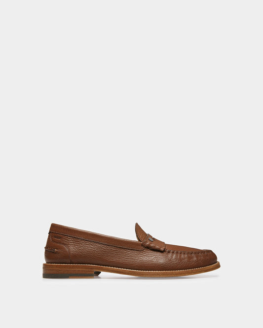 Ron Leather Moccasins In Brown