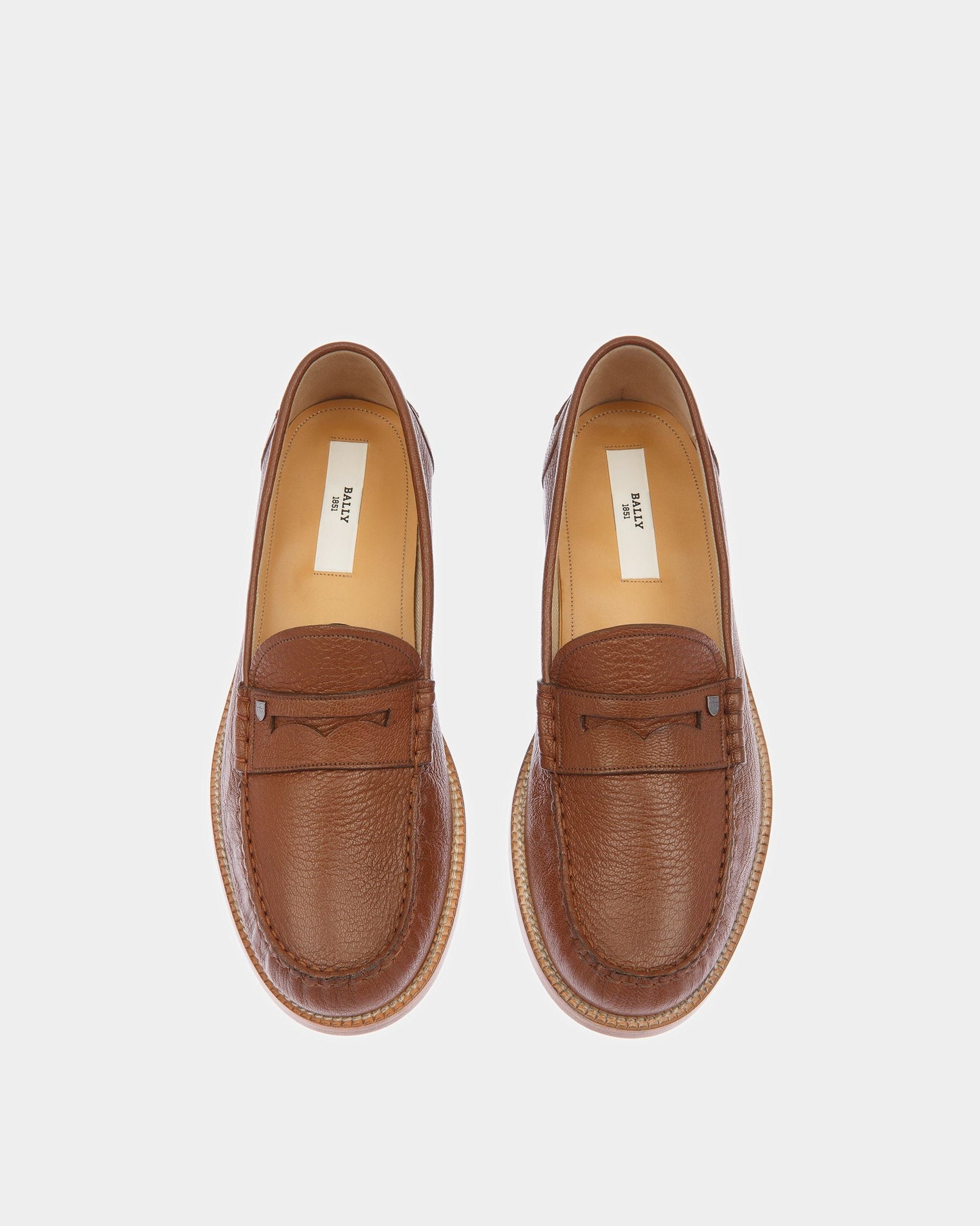 Ron Leather Moccasins In Brown