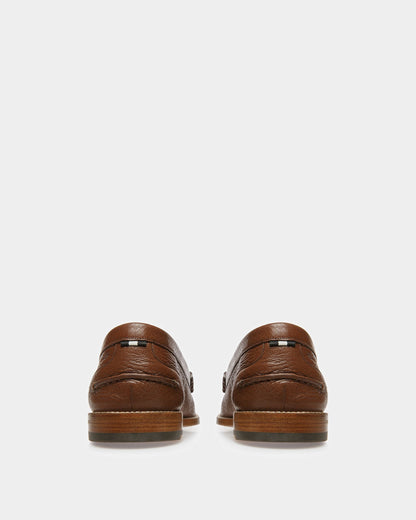 Ron Leather Moccasins In Brown