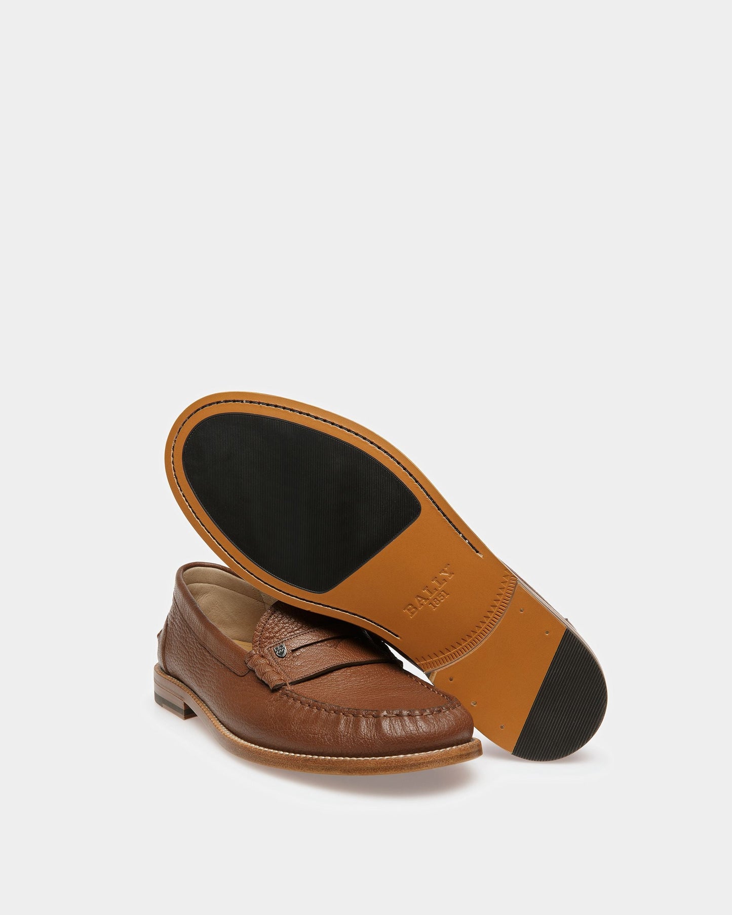 Ron Leather Moccasins In Brown