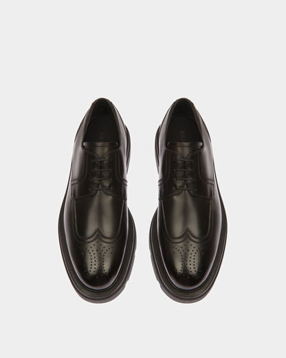 Zelik Leather Derby Shoes In Black