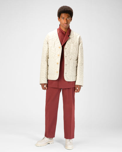 Trendal Leather Moccasins In White