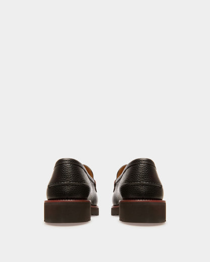 Noah Leather Loafers In Black & Heritage Red