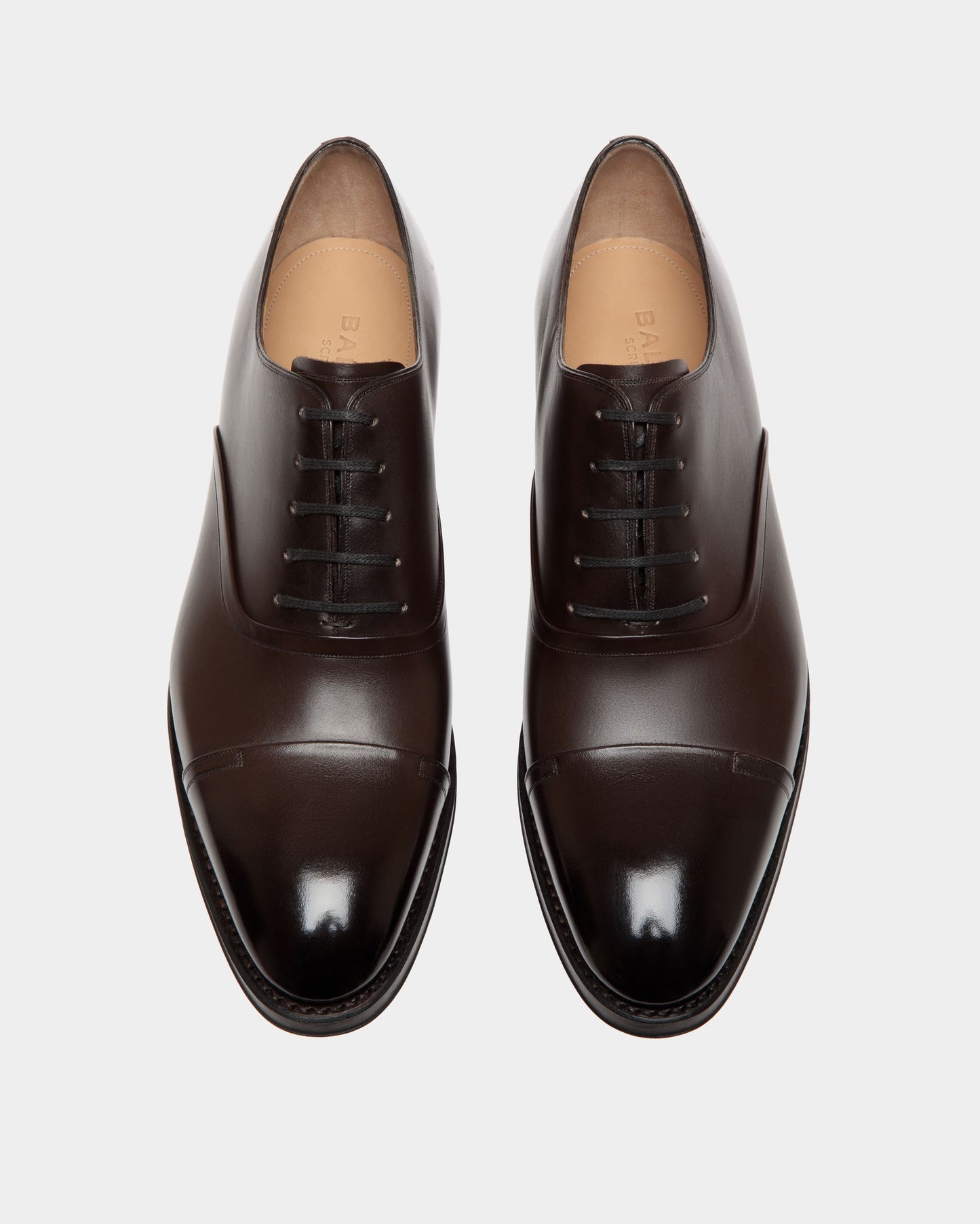Selby | Men's Oxford Shoes | Brown Leather | Bally | Still Life Detail