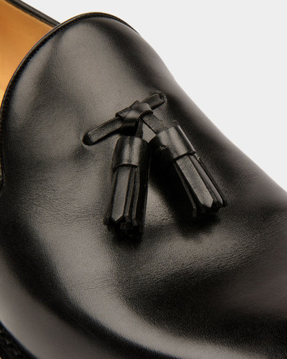 Scribe Loafers In Black Leather