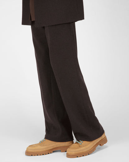 Tribus Leather Derbies In Tan