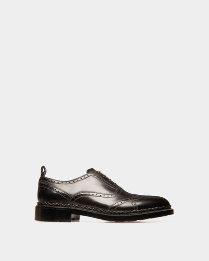 Oliver Leather Oxfords In Black