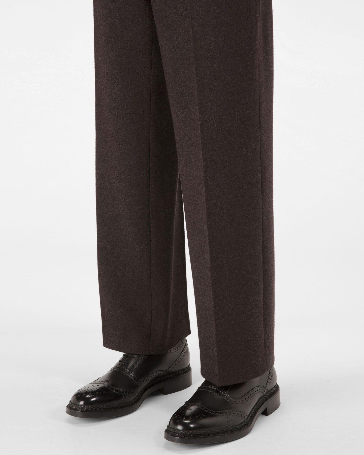 Oliver Leather Oxfords In Black