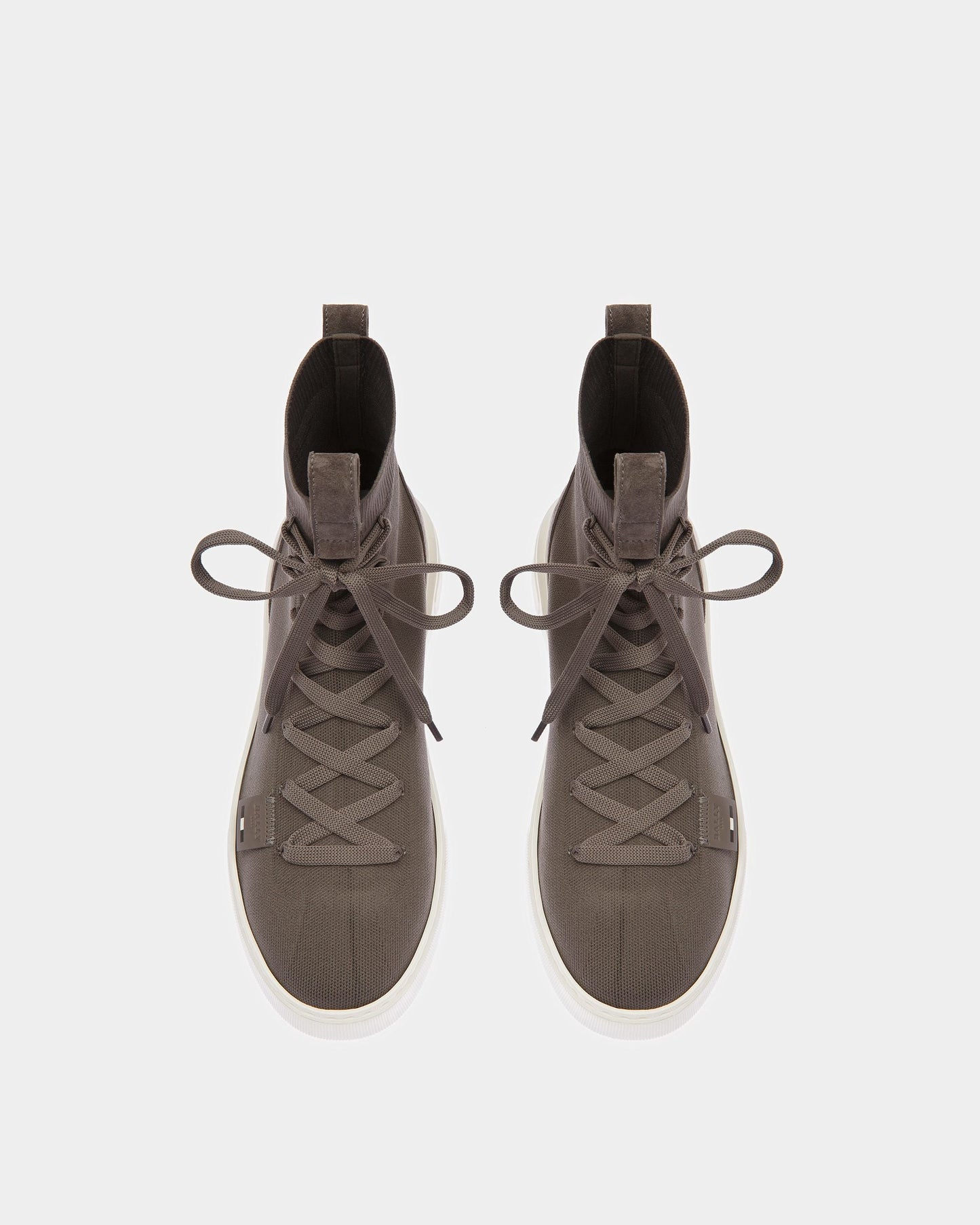 Mitys-T Leather Sneakers In Dark Mineral