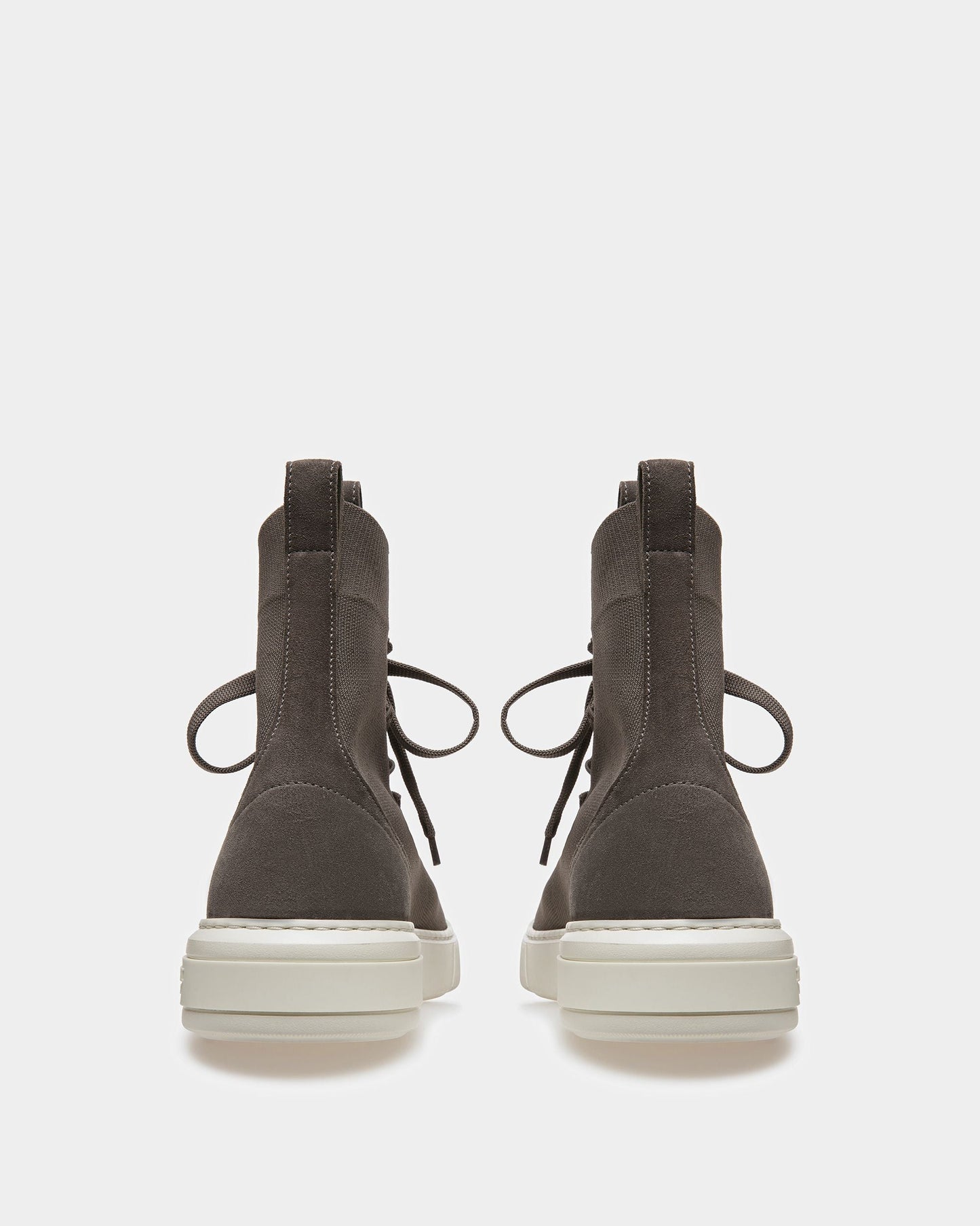 Mitys-T Leather Sneakers In Dark Mineral