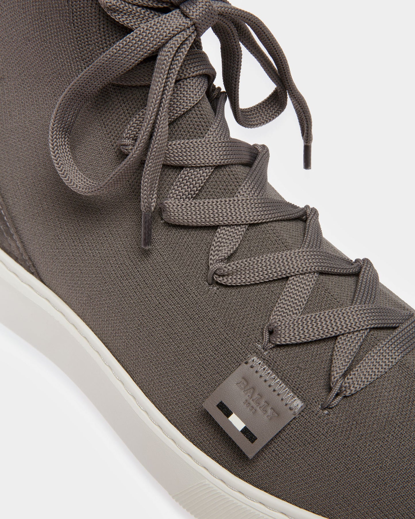 Mitys-T Leather Sneakers In Dark Mineral