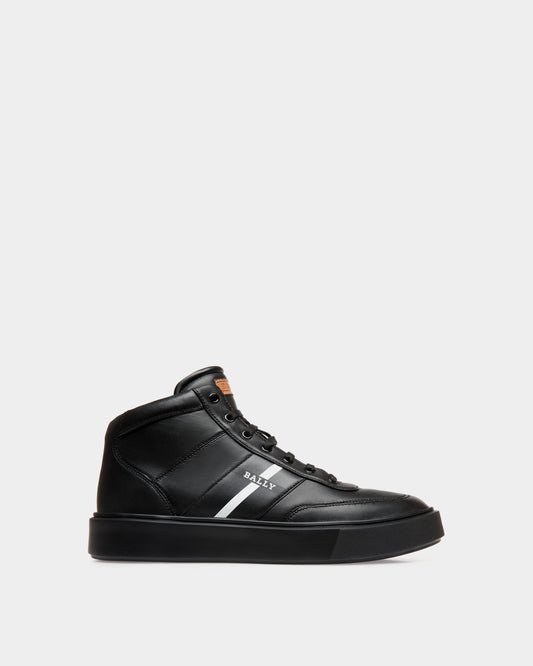 Zapatilla De Piel Negra