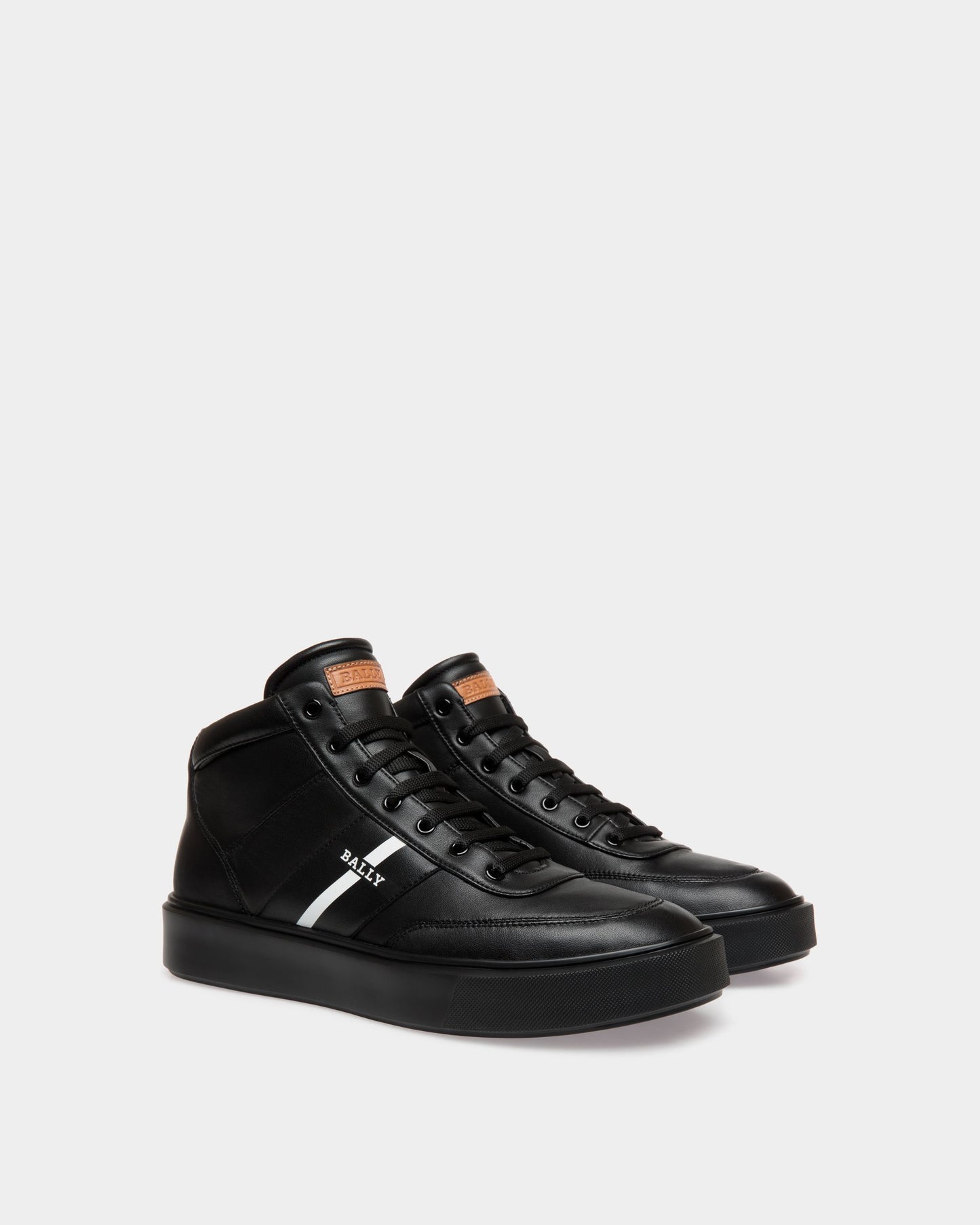 Sneaker In Black Leather