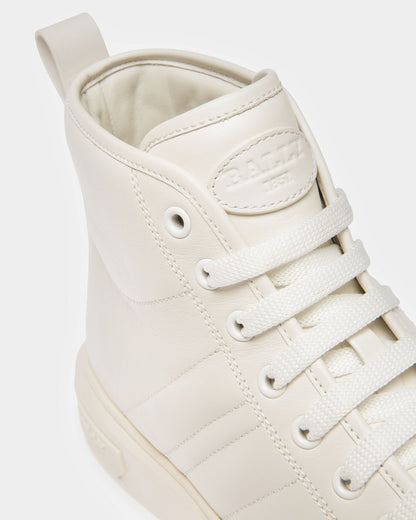 Maren Leather Sneakers In White