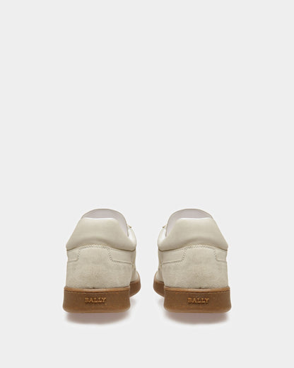 Weky Leather Sneakers In Dusty White