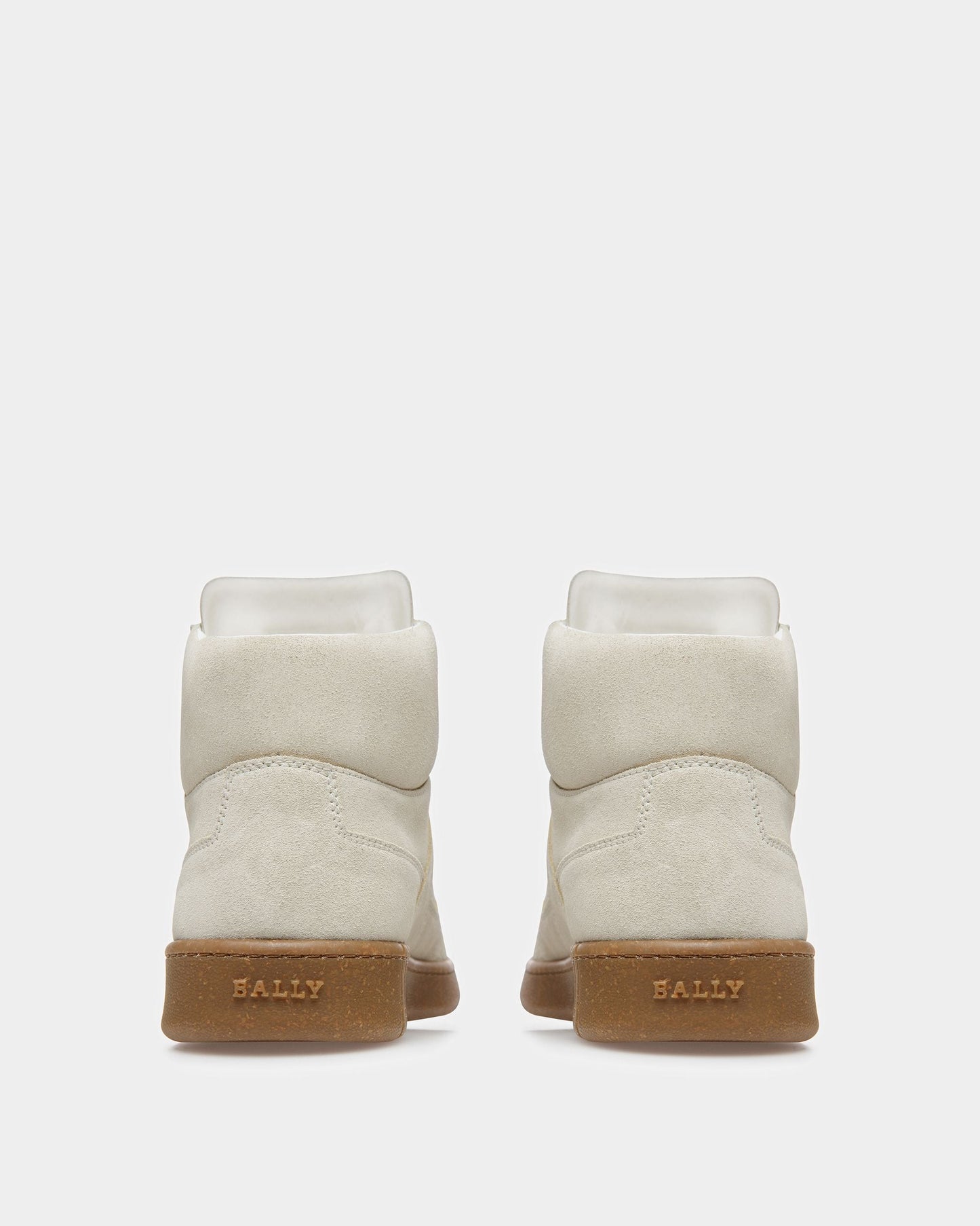 Wiggles Leather Sneakers In Dusty White