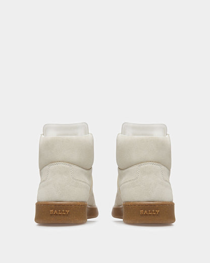 Wiggles Leather Sneakers In Dusty White