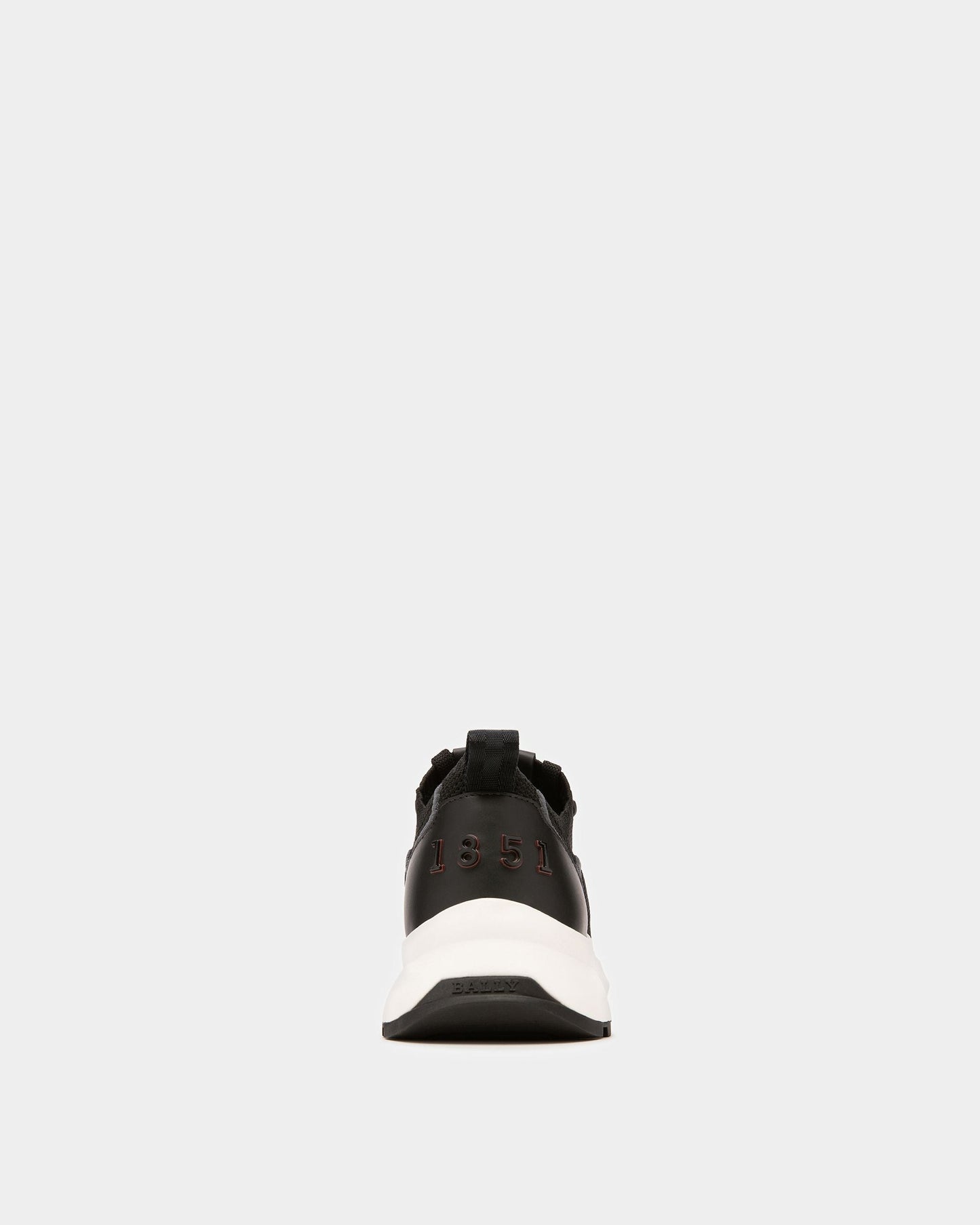 Davyn Mesh And Leather Sneakers In Black