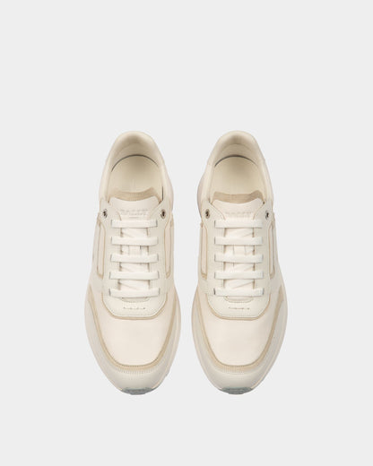 Demmy Leather Sneakers In White