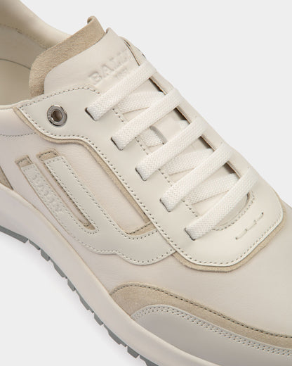 Demmy Leather Sneakers In White