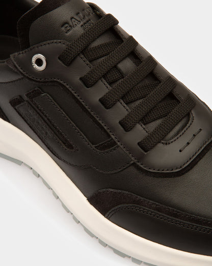 Demmy Leather Sneakers In Black