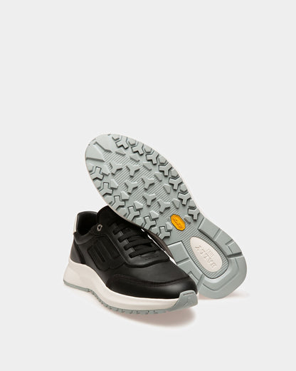 Demmy Leather Sneakers In Black