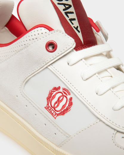 Riweira | Men's Sneakers | White Leather | Bally | Still Life Detail