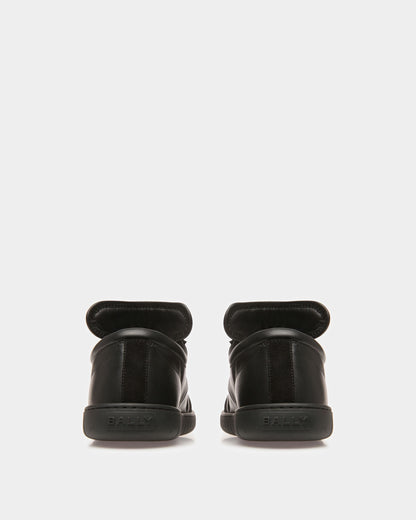 Parrel | Men's Sneakers | Black Leather | Bally | Still Life 3/4 Back