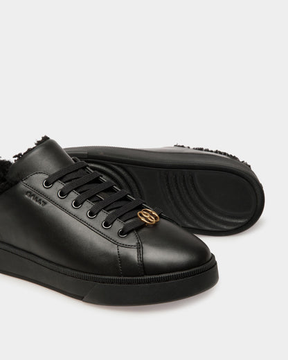 Ryver | Men's Sneakers | Black Leather | Bally | Still Life Detail