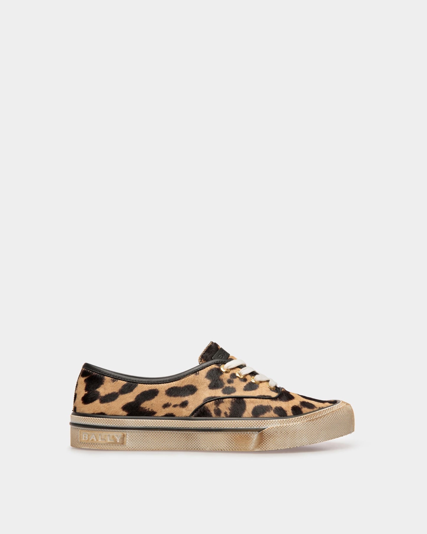 Lyder Sneakers In Brown Haircalf Leather