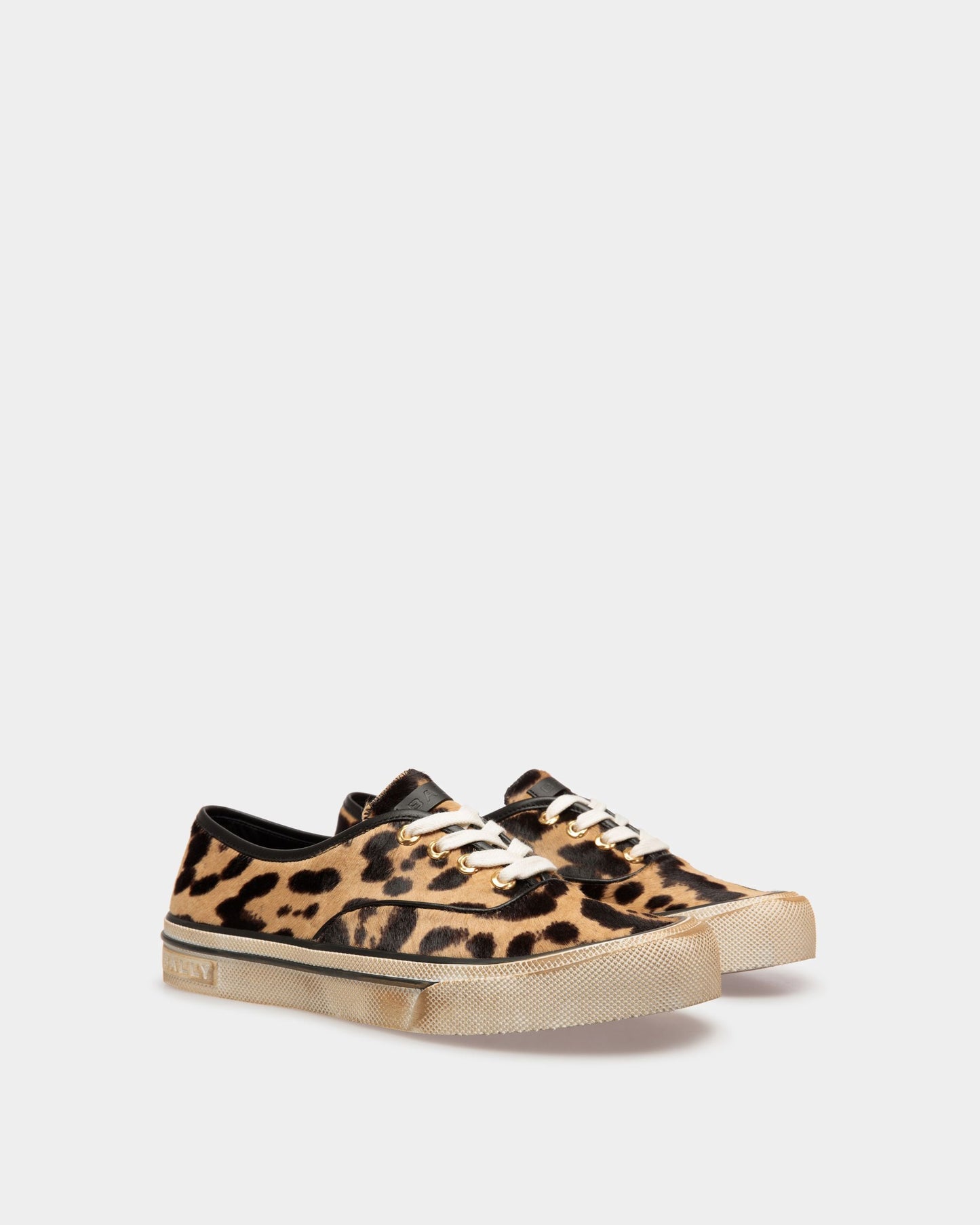 Lyder Sneakers In Brown Haircalf Leather