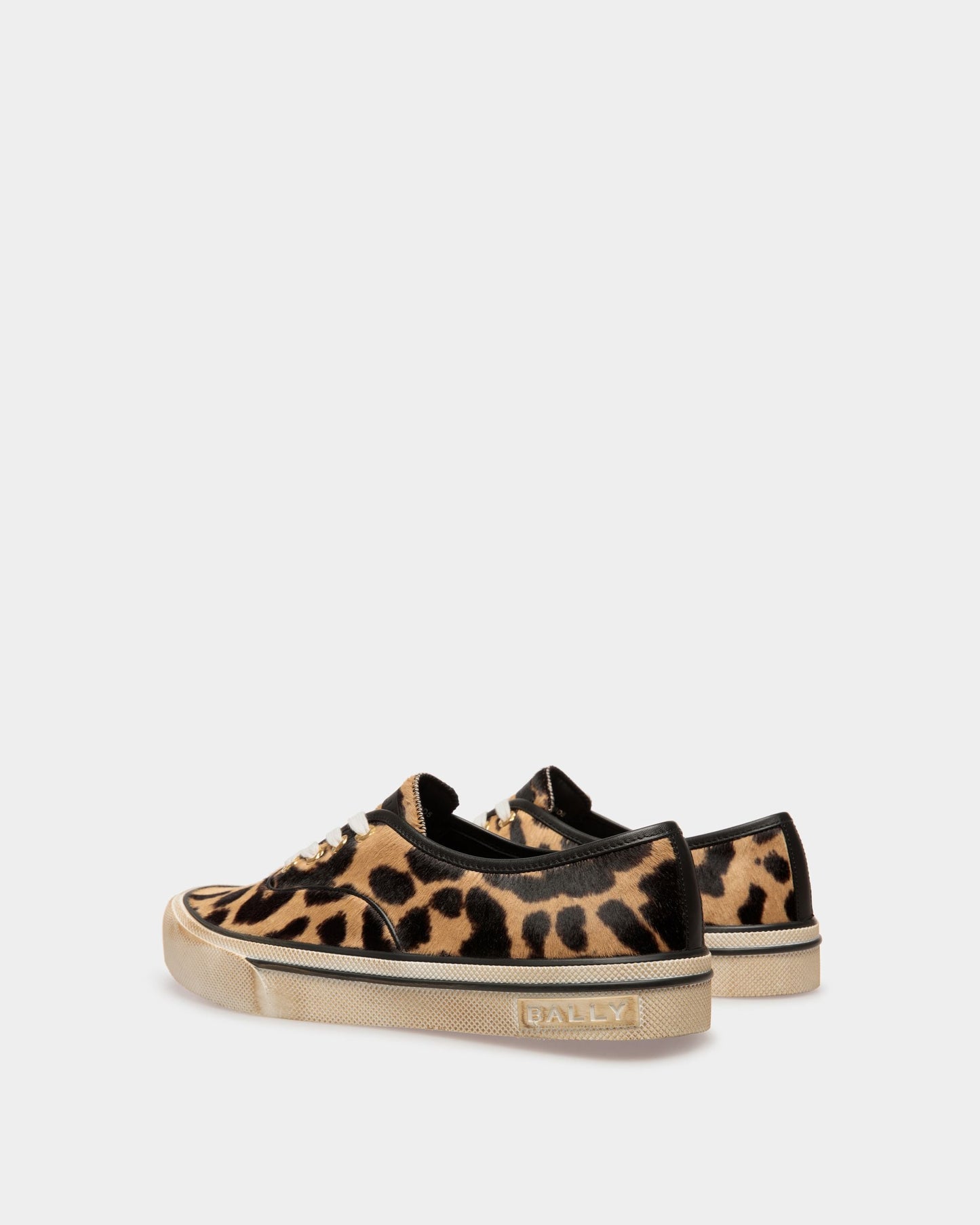 Lyder Sneakers In Brown Haircalf Leather