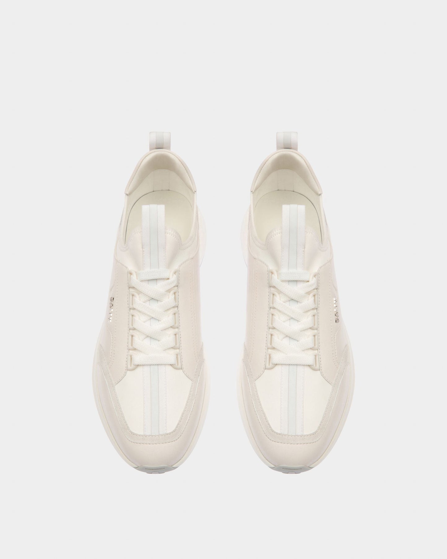 Deven Leather Sneakers In White