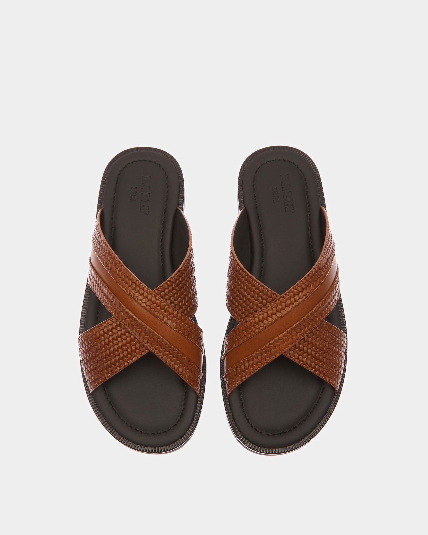 Jabil Leather Sandals In Sage
