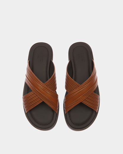 Jabil Leather Sandals In Sage